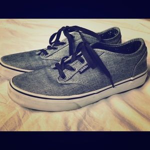 VANS Heather Gray shoes size 38/ 8